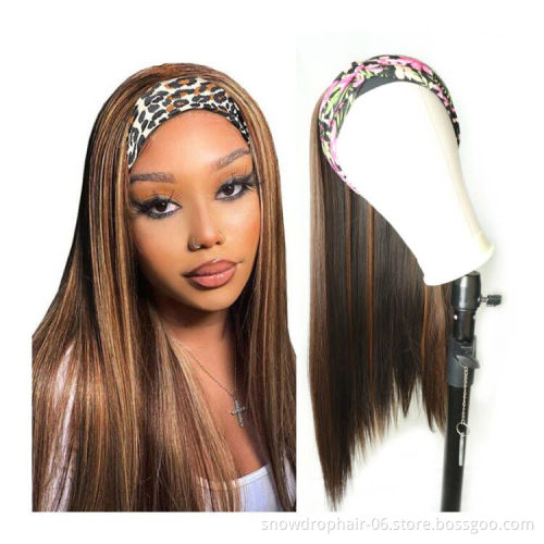 Julianna Silky Straight Body Deep Wave Braid Wig With Headband Attached Curly Synthetic Headband Wigs For Black Women